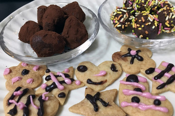 Valentine chocolate cookie