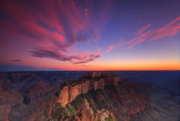 Acrylic prints Nature sunset from Grand Canyon