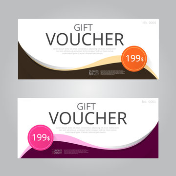 Vector design for Gift Voucher,Coupon
