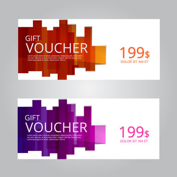 Vector design for Gift Voucher,Coupon

