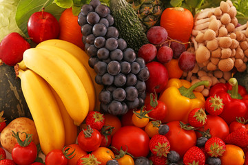 新鮮な野菜と果物