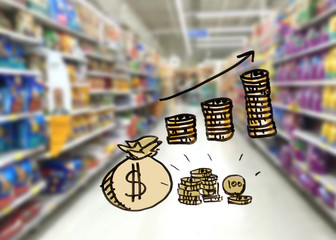 Growing of pet food industrial. market of pet health.