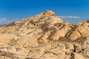 Fototapeta na wymiar Yellow Sandstone in Southern Nevada, Valley of Fire State Park, USA