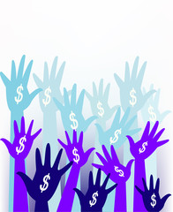 I  want dollar,All elements are in separate layers color can be changed easily.