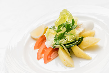 light salad