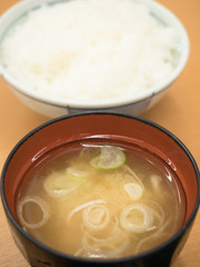 味噌汁とご飯