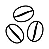 Coffee Beans Seeds Line Art Icon For Food Apps And Websites Coffee Beans Seeds Line Art Icon For Food Apps And Websites