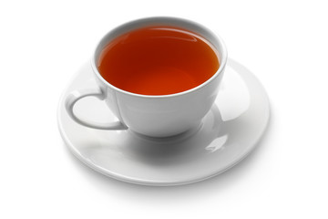 Cup of tea, isolated on white