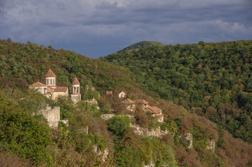 Fototapeta na wymiar Motsameta Monastery (Motsameta Church) near Kutaisi, the Imereti region of Georgia