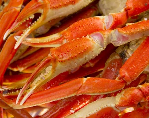 Foto auf Alu-Dibond A lot of Boiled crab claws © z10e