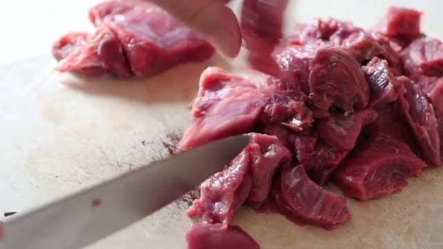 Cutting Beef Meat