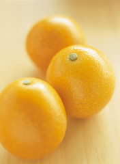 ３個の金柑