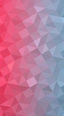 Obraz premium Multicolor blue, red polygonal design illustration, which consis