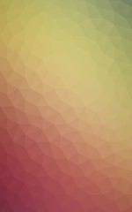 Multicolor red, green polygonal design pattern, which consist of triangles and gradient in origami style.