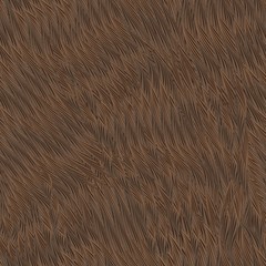 seamless waves hair background Vector pastel abstract pattern of hair