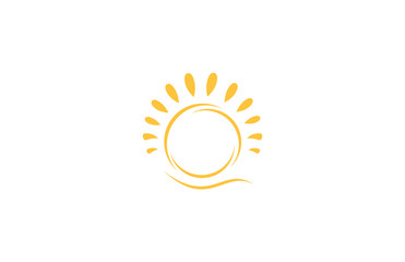 sun logo vector