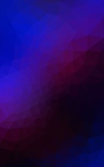 Fototapeta premium Multicolor dark pink, blue polygonal design pattern, which consist of triangles and gradient in origami style.