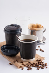 Take away coffee cup