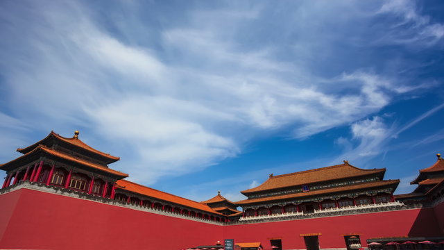 4k (4096x2304) Time-Lapse: Forbidden City. Beijing. China
