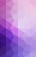 Obraz premium Multicolor purple, pink polygonal design pattern, which consist of triangles and gradient in origami style.