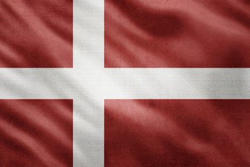 Fototapeta premium Drapeau Danemark