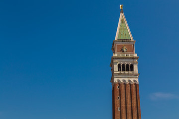 Fototapeta na wymiar Campanile tower in Piazza San Marco