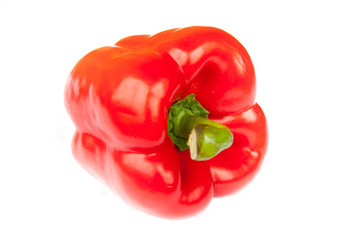 Red pepper, isolated on white background