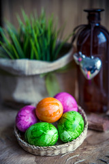 Bunte ostereier,Ostern