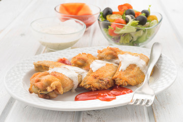 fried chicken wings