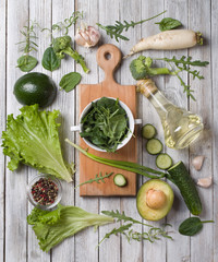 green vegetables