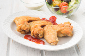 fried chicken wings