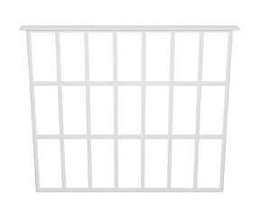 food basket on white background
