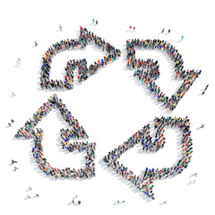 group people  shape  arrow icon