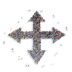 group people  shape  arrow icon