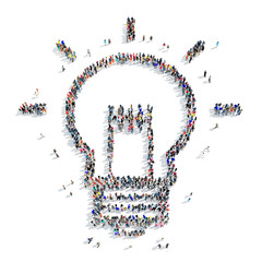 people  shape  light icon