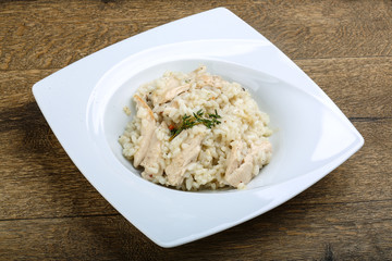 Chicken risotto