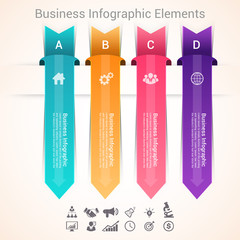 Business Infographics Vector illustration. can be used for workflow layout, banner, diagram, number options, step up options, web design.