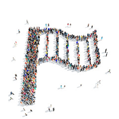 people  shape  wind flag icon