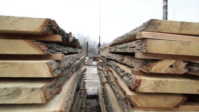 Wood stock timber board 