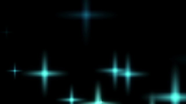 Particle magic Blue light Star