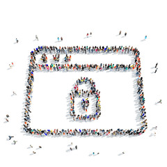 people  shape  document lock