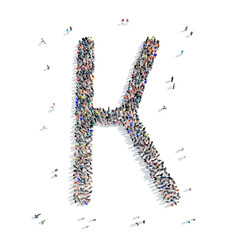 people  letter alphabet icon