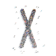 people  letter alphabet icon