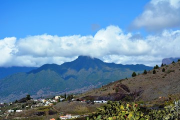 Landscape from La Palma mountains.Canary Island. Spain.