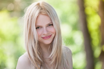 blonde face