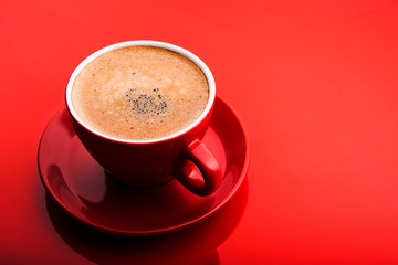 Cup of cappuccino
