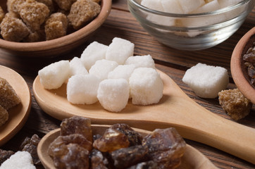 Various kinds of sugar