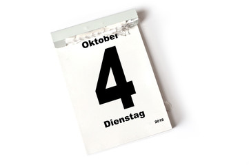 4. Oktober 2016