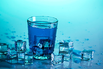 Glass with water