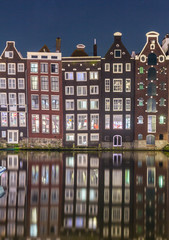 Obraz premium Amsterdam at night